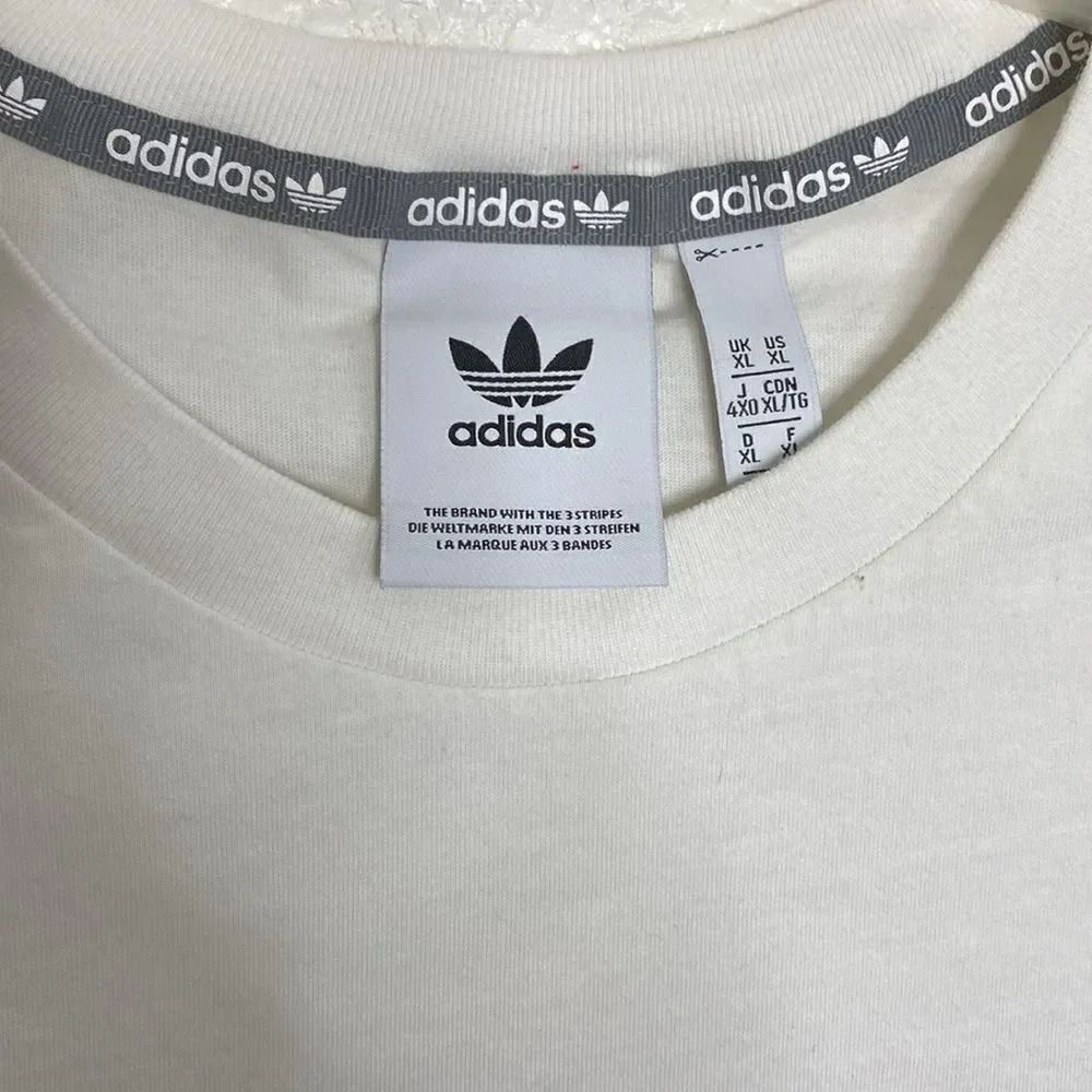 ADIDAS Men’s White T Shirt Size XL